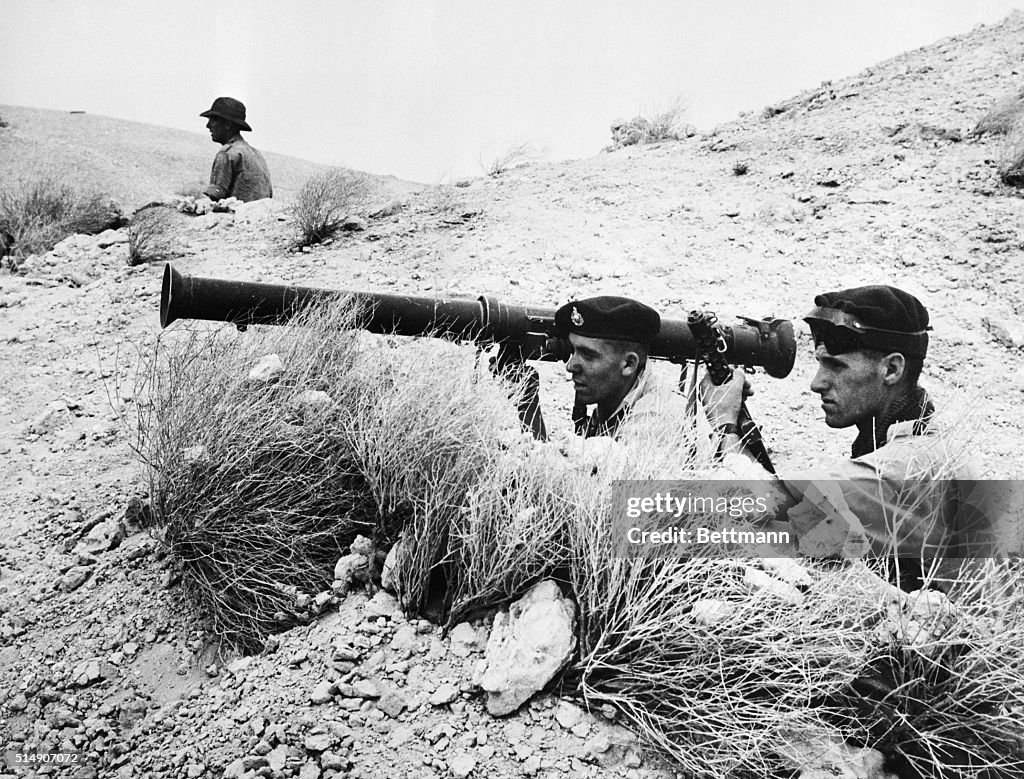 British Marines Aim Bazooka