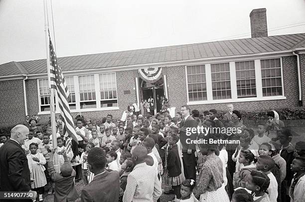 Farmville, VA- School doors swung open 9/16 for children of Prince Edward County, where public schools had been padlocked since 1959 in avoidance of...