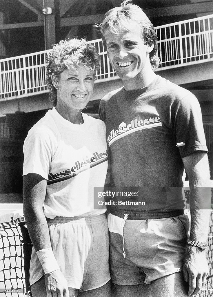 Chris Evert Lloyd and Husband John Lloyd