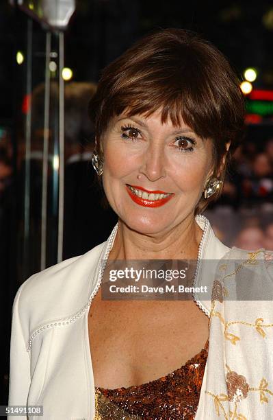 Actress Anita Harris arrives at the UK Charity Premiere of "Finding Neverland" at the Odeon Leicester Square on October 17, 2004 in London. The film...