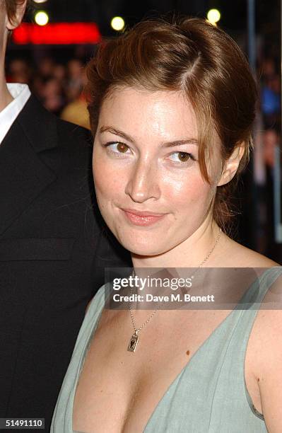 Actress Kelly Macdonald arrives at the UK Charity Premiere of "Finding Neverland" at the Odeon Leicester Square on October 17, 2004 in London. The...