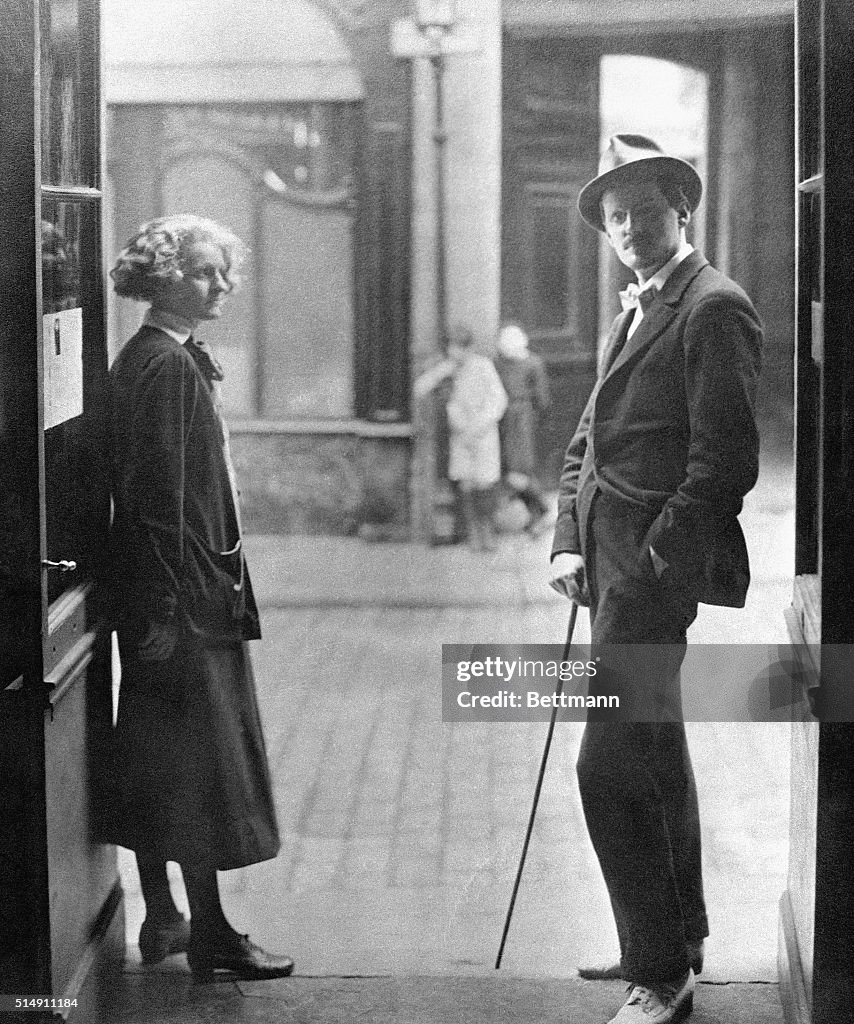 Sylvia Beach and James Joyce in Paris