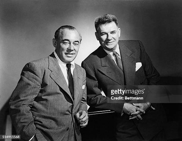 Richard Rodgers and Oscar Hammerstein II co-wrote a string of successful Broadway musicals.