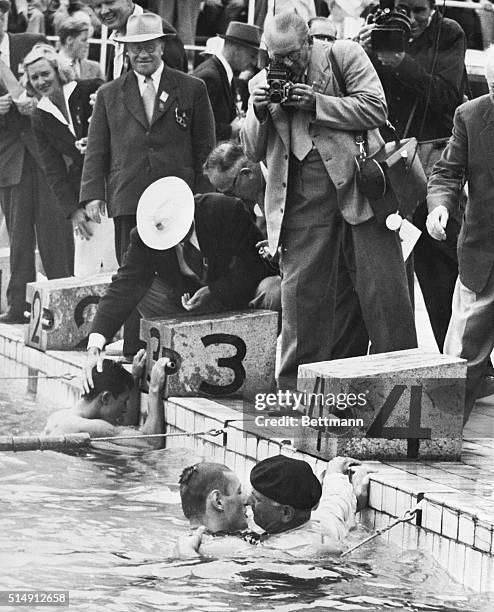 1952 Finland Summer Olympics, photo of boxing match Hungary / S.A. 1952 Finland Summer Olympics, photo of boxing match Hungary / S.A.