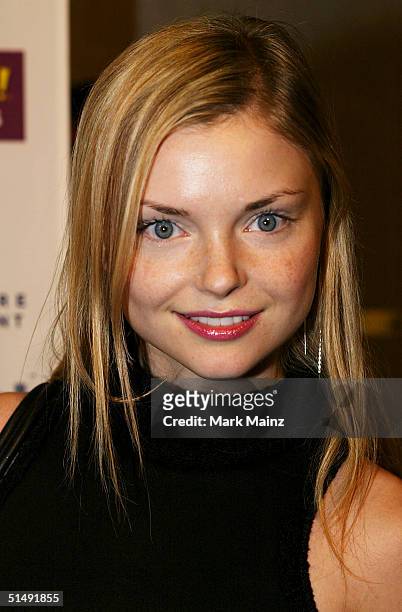Actress Izabella Miko attends the Hollywood Film Festival's closing night premiere of "A Love Song For Bobby Long" at the ArcLight Theatre October...
