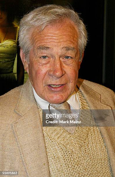 Actor Jack Larson attends the Hollywood Film Festival's closing night premiere of "A Love Song For Bobby Long" at the ArcLight Theatre October 17,...