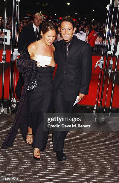 Guests arrive at the UK Charity Premiere of "Finding Neverland" at the Odeon Leicester Square on October 17, 2004 in London. The film is the follow...