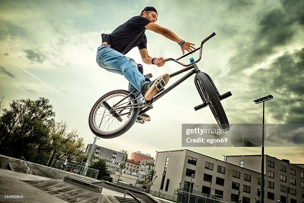BMX biker