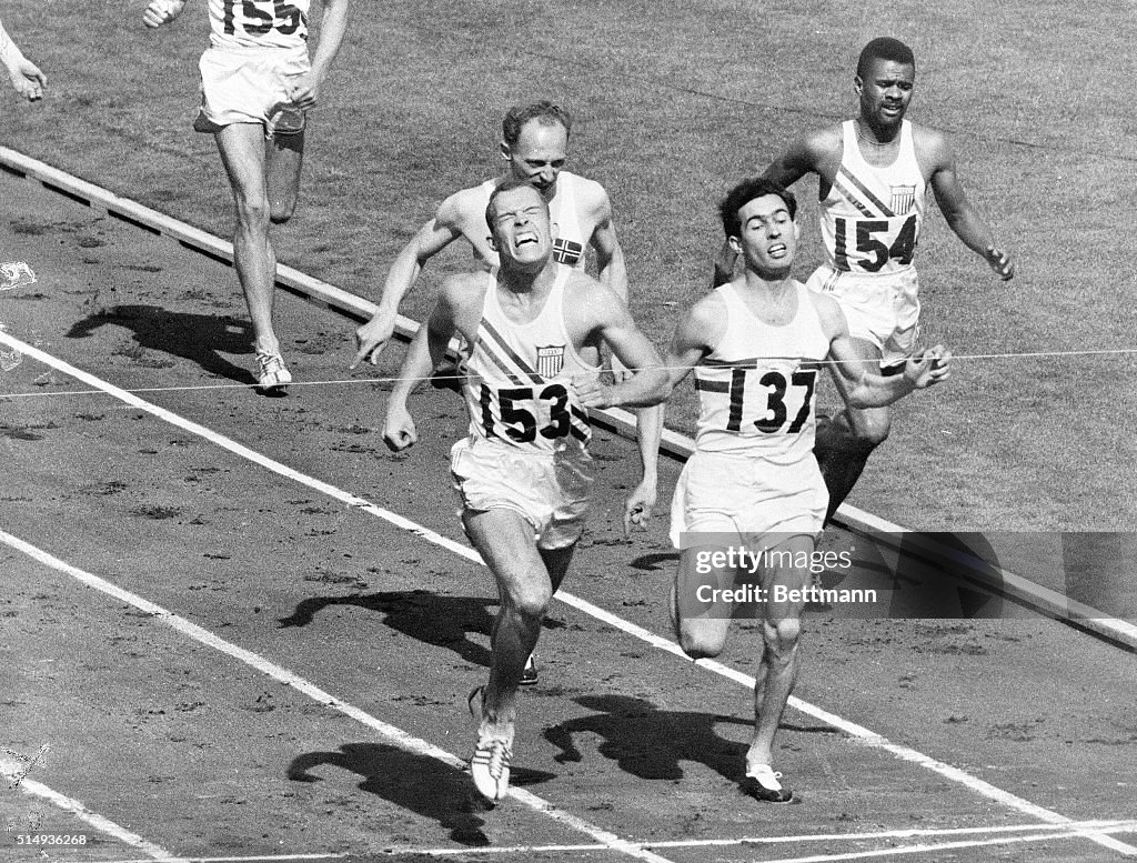 Men Running in Race