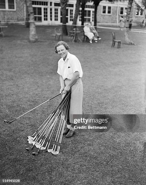 Miss Patty Berg, of Minneapolis, Minnesota, is the newest golfing sensation. Miss Berg climaxed a splendid winter showing recently, by defeating Mrs....