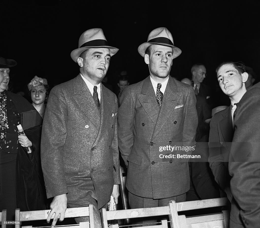 J. Edgar Hoover Testifying to Senate Internal Security