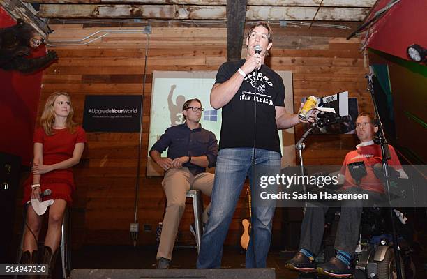 News and MSNBC correspondent Olivia Sterns, Team Gleason's Blair Casey, former NFL player and producer Scott Fujita and former NFL player and ALS...