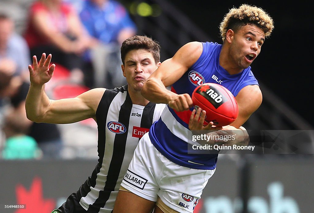 Collingwood v Western Bulldogs - 2016 AFL NAB Challenge