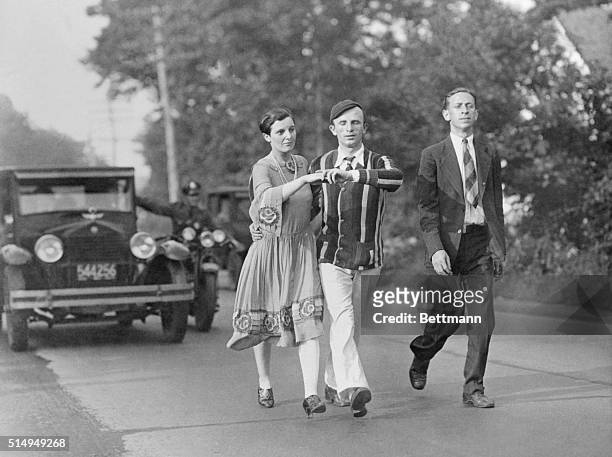 Here is Louis Lerner and his partner Beth Galvin, as they danced their way on the road that led to Boston when they participated in and won the 44...