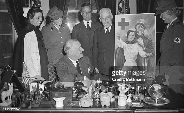 President Roosevelt issued a Proclamation as President of the American Red Cross, setting aside, as of this date, a Red Cross War fund Campaign, for...