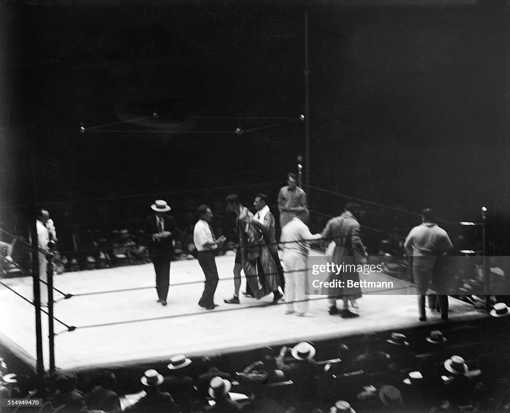 James Braddock Boxing Against Tommy Loughran