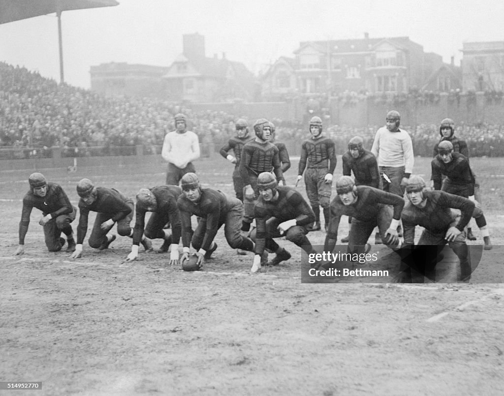 Chicago Bears at the Start of a Game