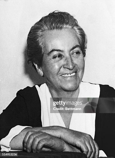 Chilean poet and Nobel Prize winner Gabriela Mistral.