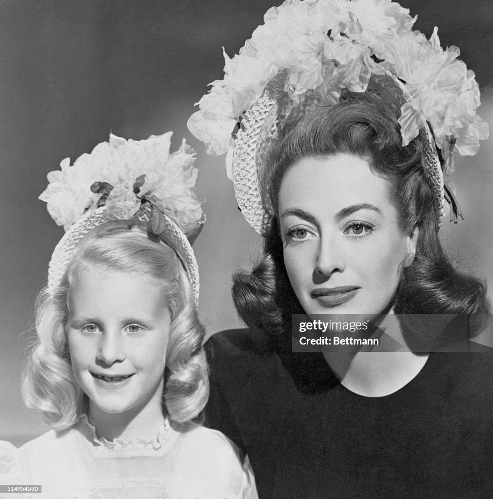 Joan Crawford with Daughter