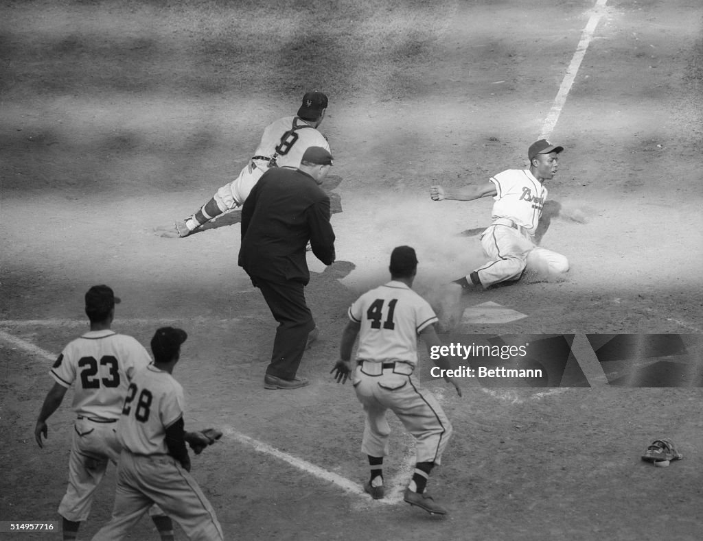 Aaron Scoring the Winnng Run