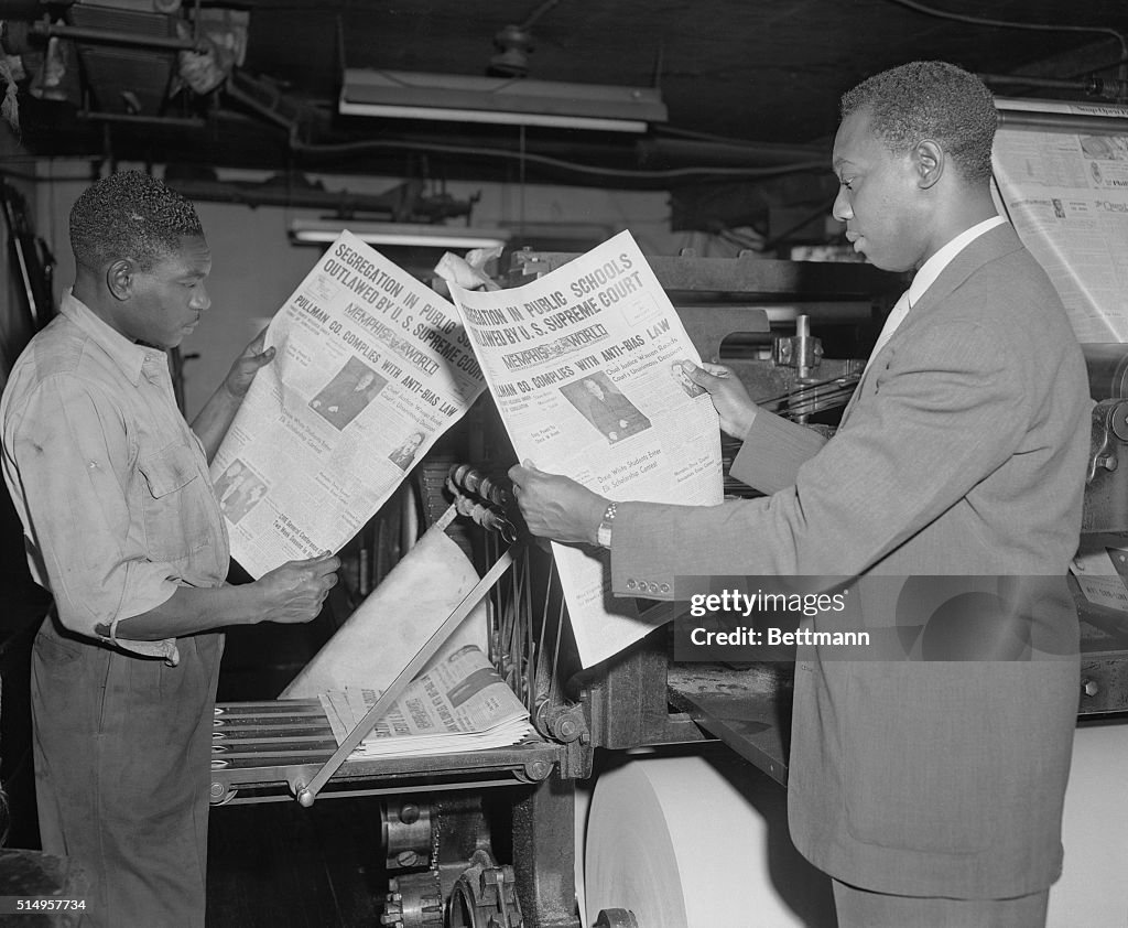 Journalists Reading Newspapers