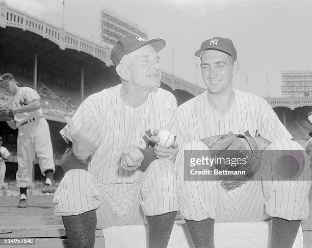 Just before the July 22nd twin bill at Yankee Stadium between the Yanks and the Chicago White Sox, Brooklyn Dodgers and Detroit Tigers castoff, Ralph...