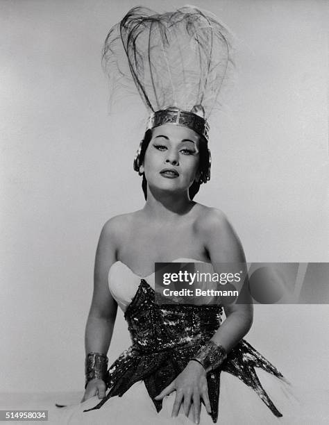 Certified as an authentic Inca Princess by the Peruvian government, the beautiful singer Yma Sumac makes her motion picture debut in Paramount's...