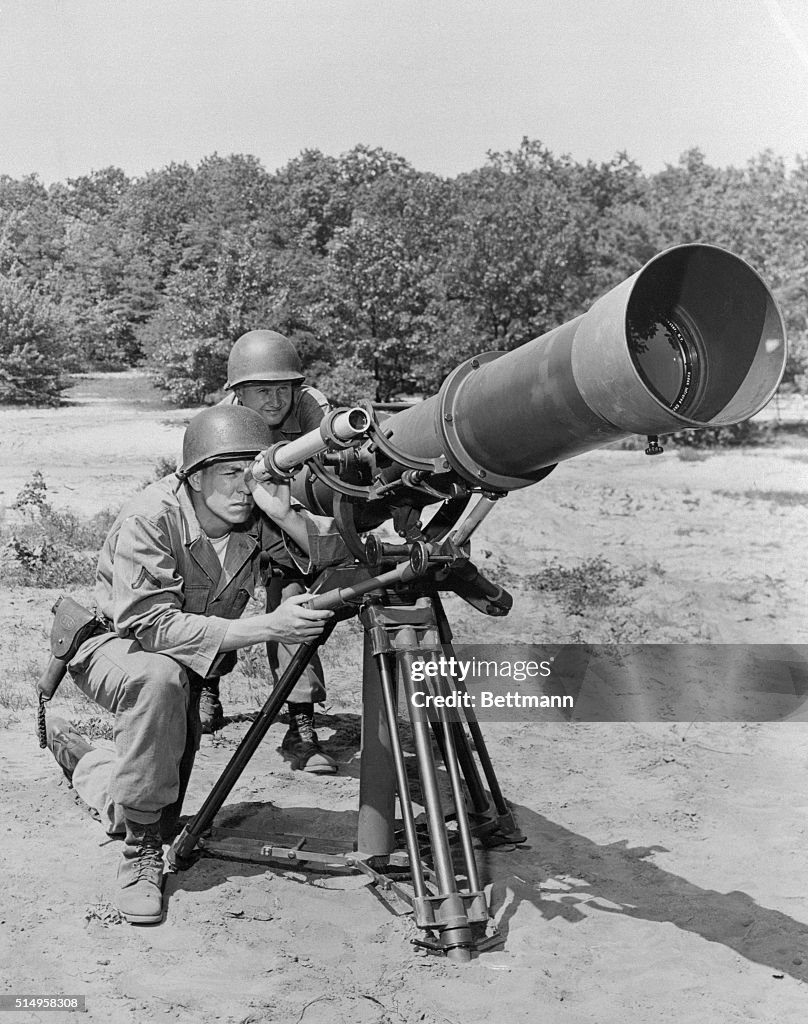 US Army Camera Equipped with Infrared Lens