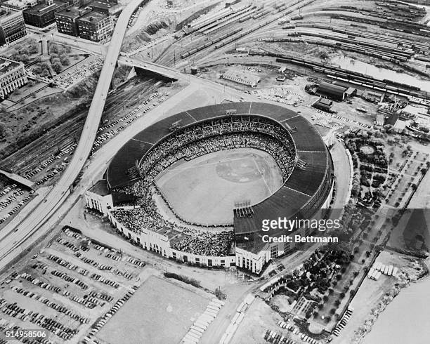 Scene of the 1954 All-Star game to be played July 13th will be Cleveland's Municipal Stadium. A record crowd is expected to fill the stadium, which...