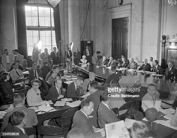 The Senate Censure Committee meets for its first session to consider charges brought by his fellow senators against Joseph R. McCarthy . Although...