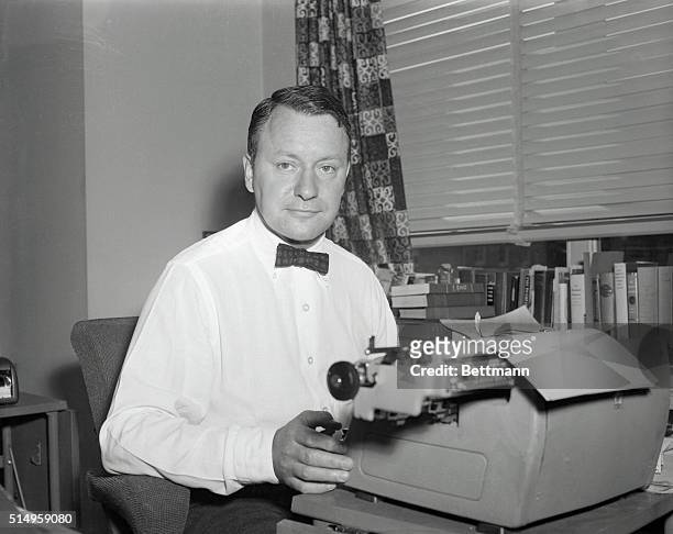 Correspondent James Reston, shown in file photo, was awarded the Pulitzer Prize for National Affairs Reporting "for his distinguished national...