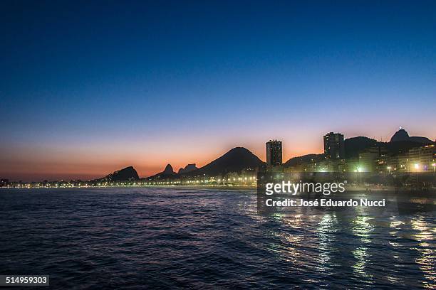 leme beach - the copacabana stock pictures, royalty-free photos & images