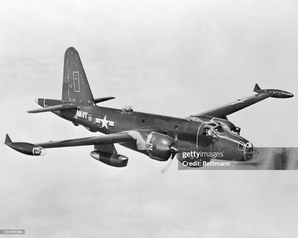 A Neptune Patrol Bomber in Flight