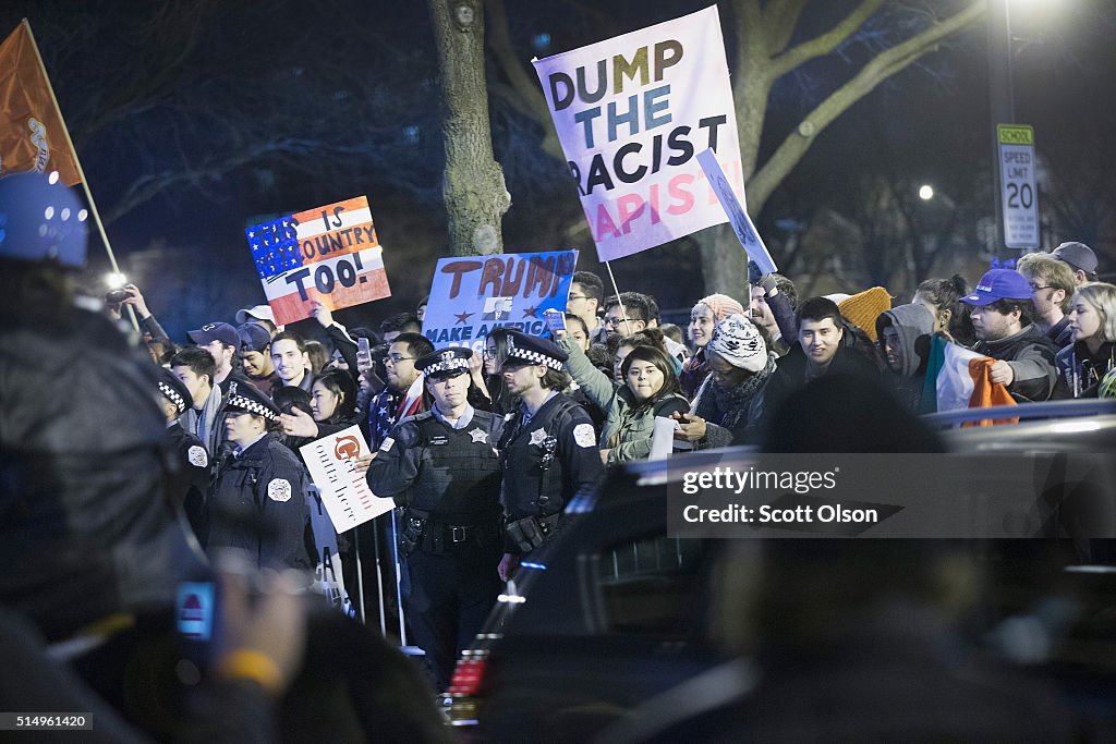 Trump Rally Postponed Amid Protests