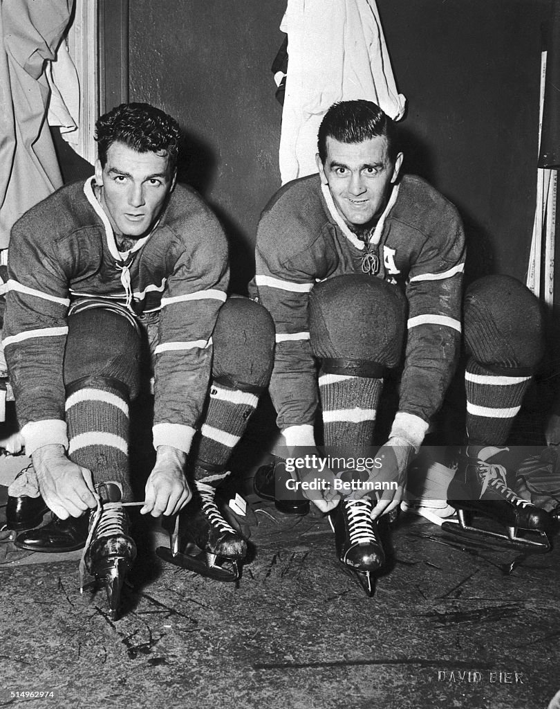 Henri and Maurice Richard Lacing Boots