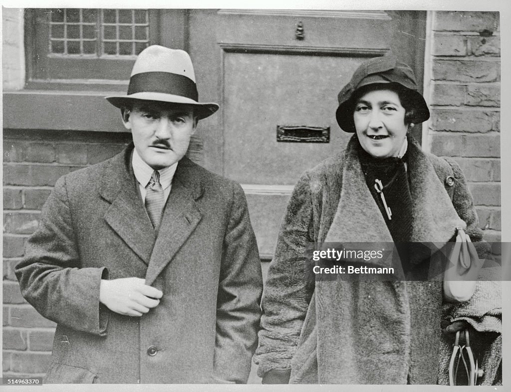 Agatha Christie And Husband British Archaeologist Max Mallowan agatha-christie-and-husband-british-archaeologist-max-mallowan