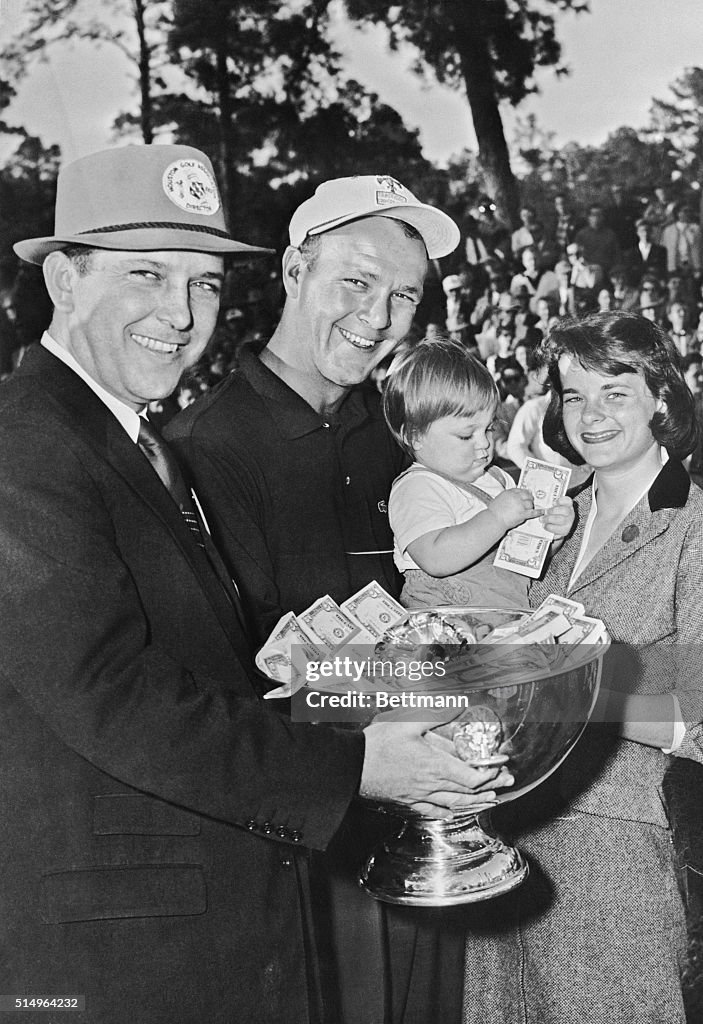 Arnold Palmer and Hal Berry at Houston Open