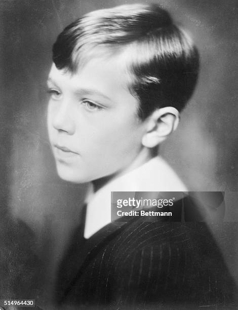 This 14 year old prince is Bertil Gustav Oscar Carl Eugene, duke of Halland and is still a pupil in the same school as his elder brother Sigvard.