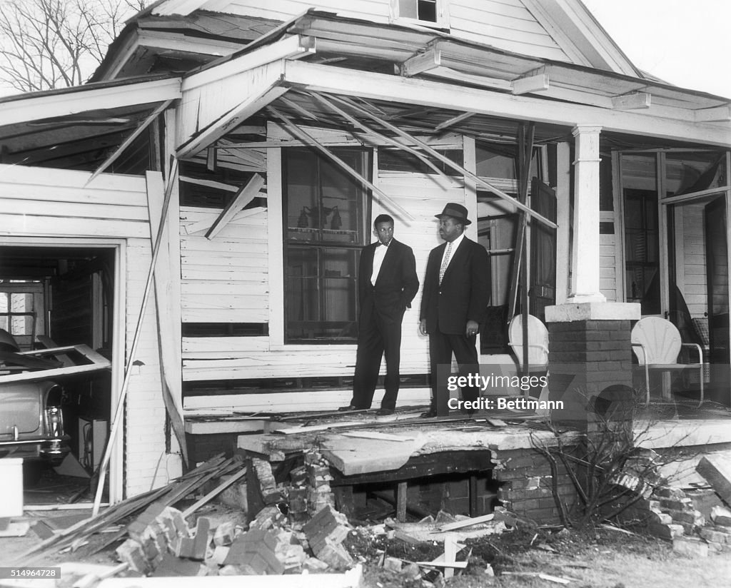 Pastor's Home Bombed During Montgomery Bus Boycott