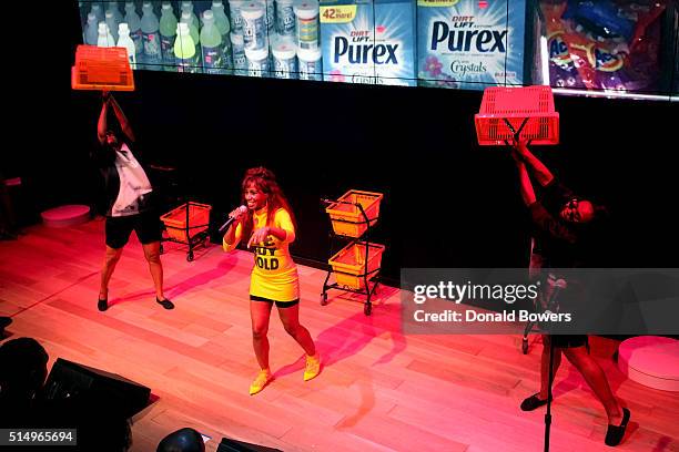 Santigold performs at Samsung 837 for SXSW@837NYC on March 11, 2016 in New York City.