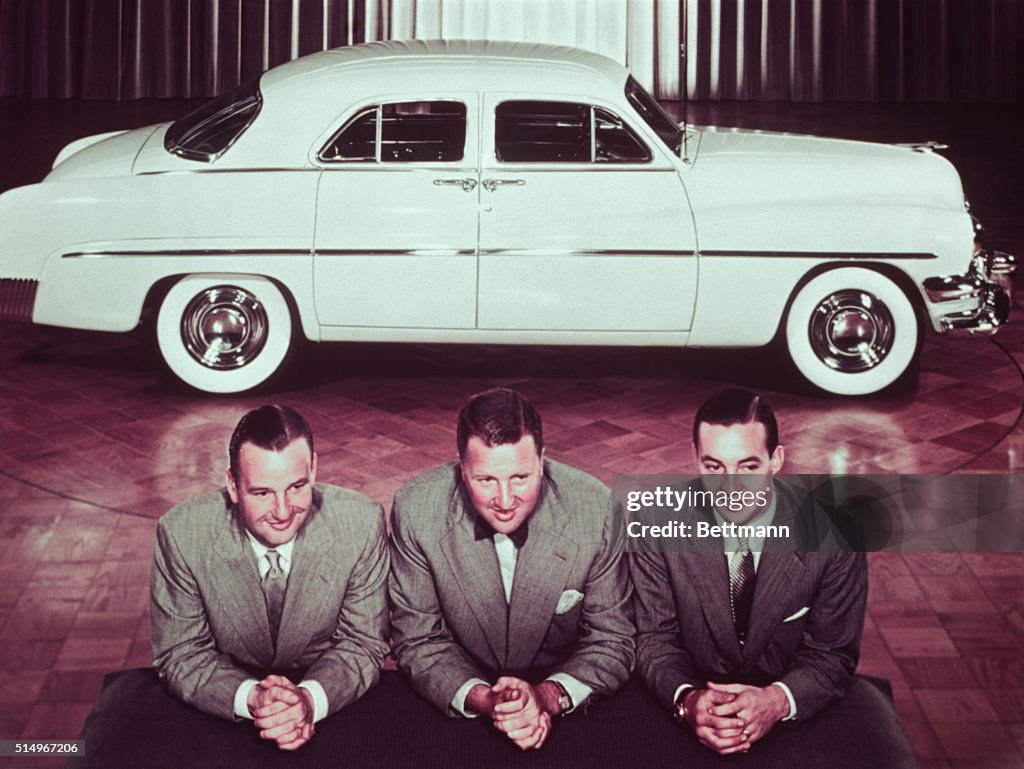 Ford Brothers with One of Their Cars