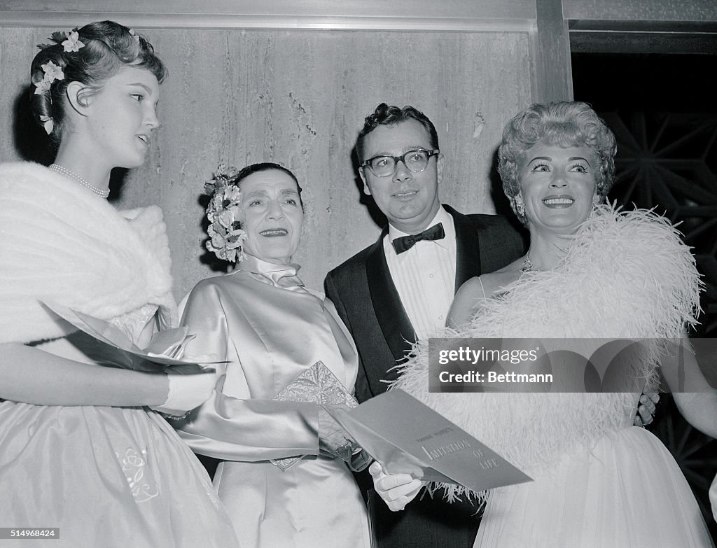 Lana Turner with Colleagues