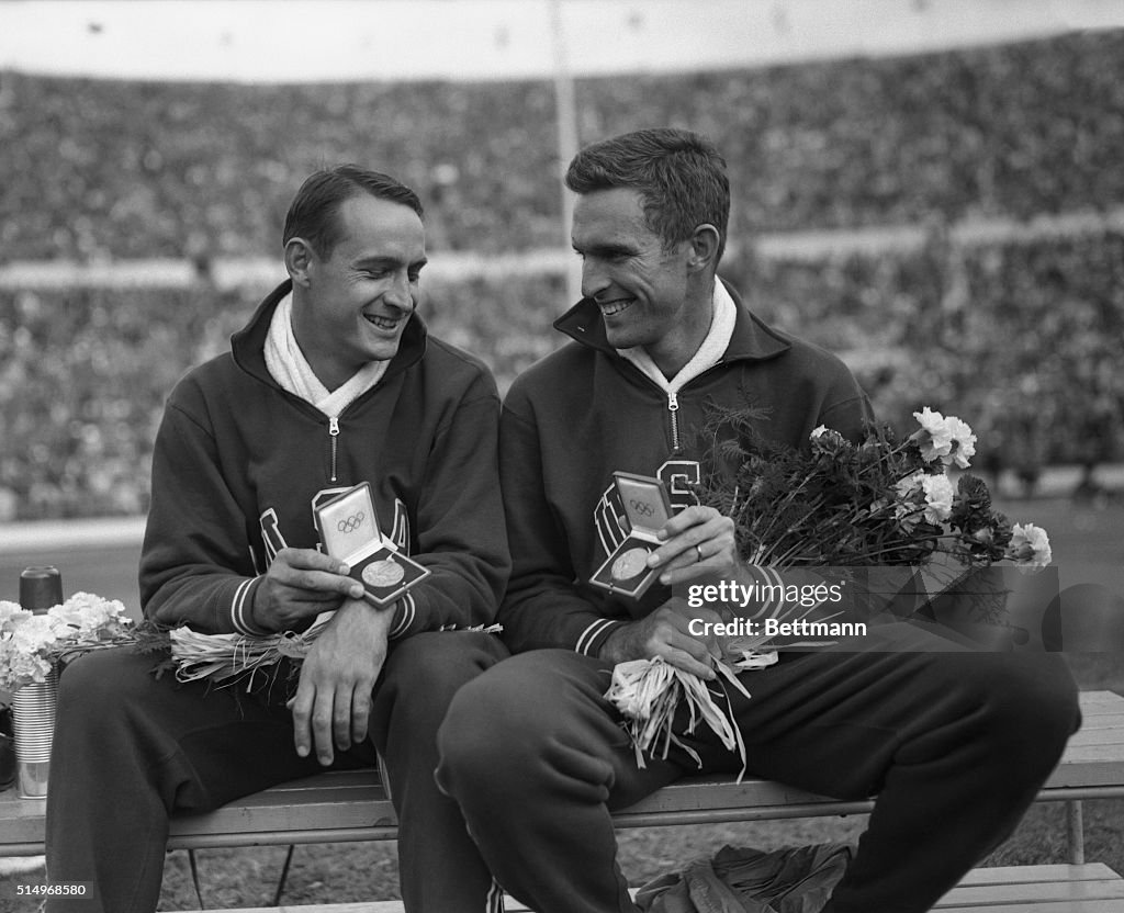Olympic Medalists Walt Davis and Ken Wiesner