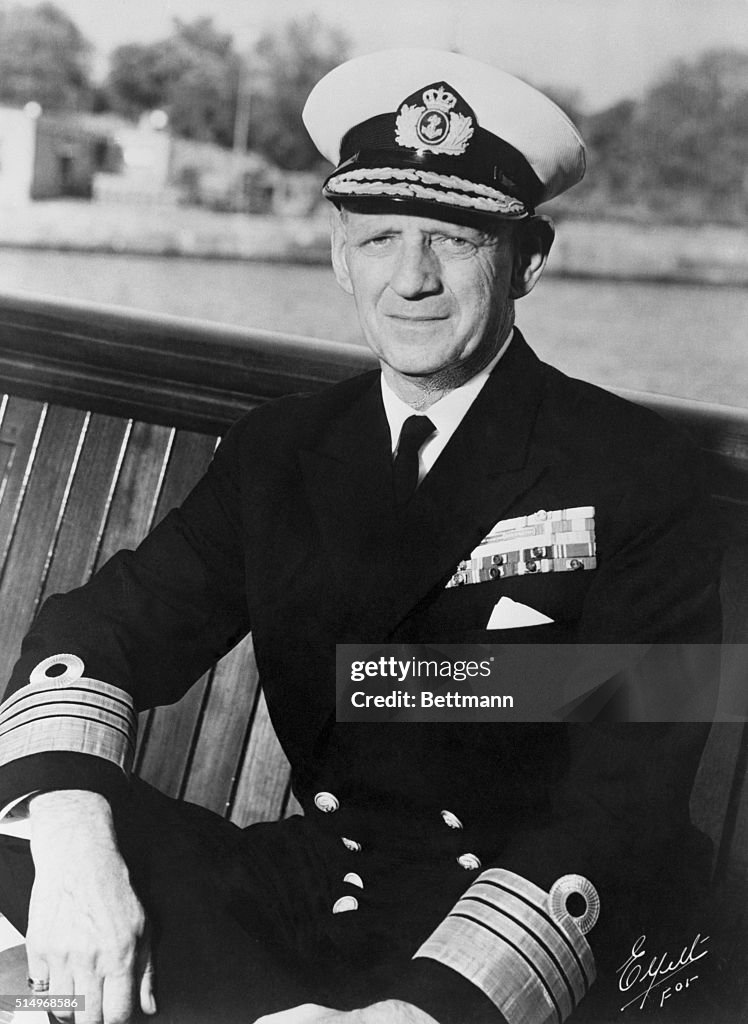 Denmark's King Frederick in Navy Attire