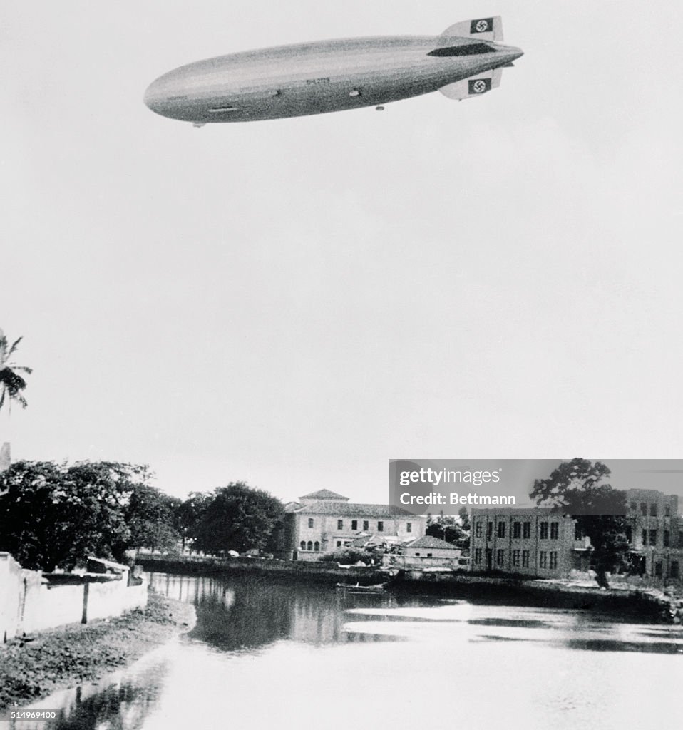 Hindenburg During Maiden Voyage
