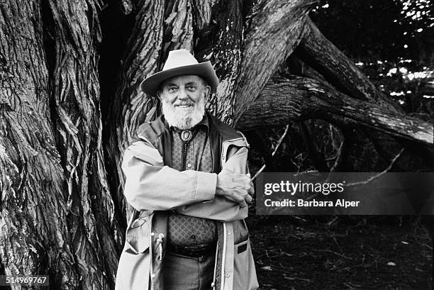 American photographer Ansel Adams , California, 25th March 1983.