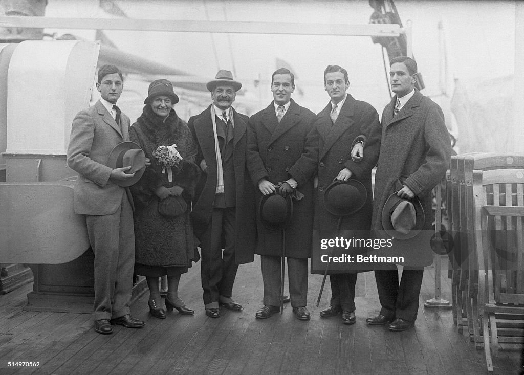 Felix Warburg with Family