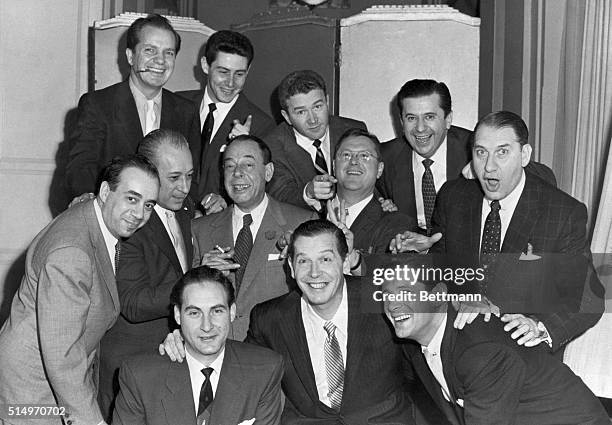 New York, New York- What with 11 other comedians helping to celebrate his fourth coming marriage, Milton Berle must have had a hectic evening keeping...