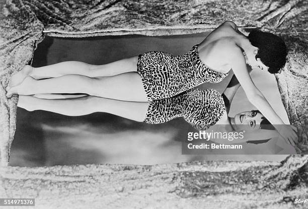 Sultry Susan Cabot has been voted by 2,500 male tourists at Mermac Caverns, Stanton, as "The Girl We'd Most Like to be Paired with Underground"....
