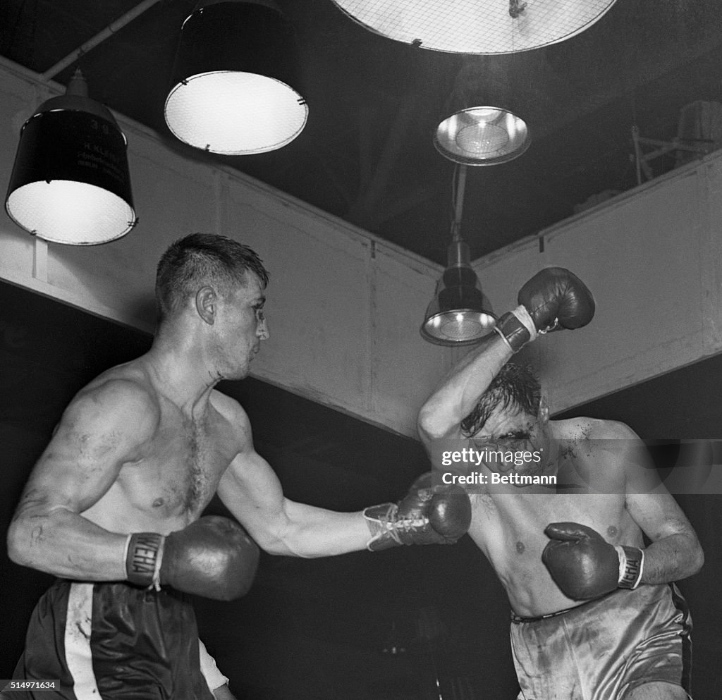 Yvon Durelle Punching Gerhard Hecht